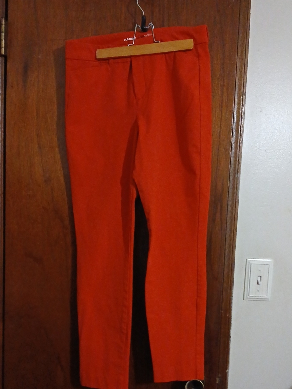 Old Navy Orange Pixie Skinny High-Rise Jeans